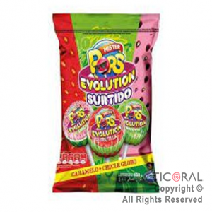 CHUPETIN MISTER POPS EVOLUTION SURTIDO 24X18G X 1